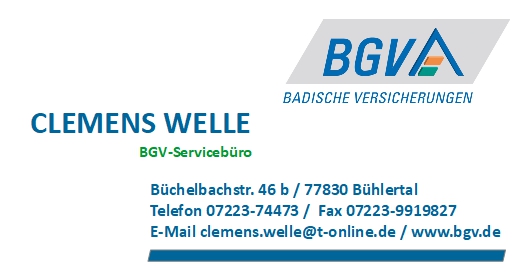 Banner BGV Welle